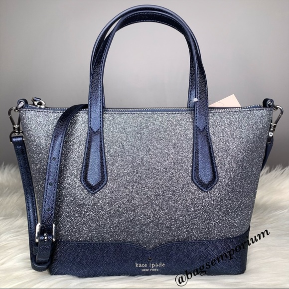 Kate Spade Glitter Satchel Crossbody Bag - Picture 12 of 12